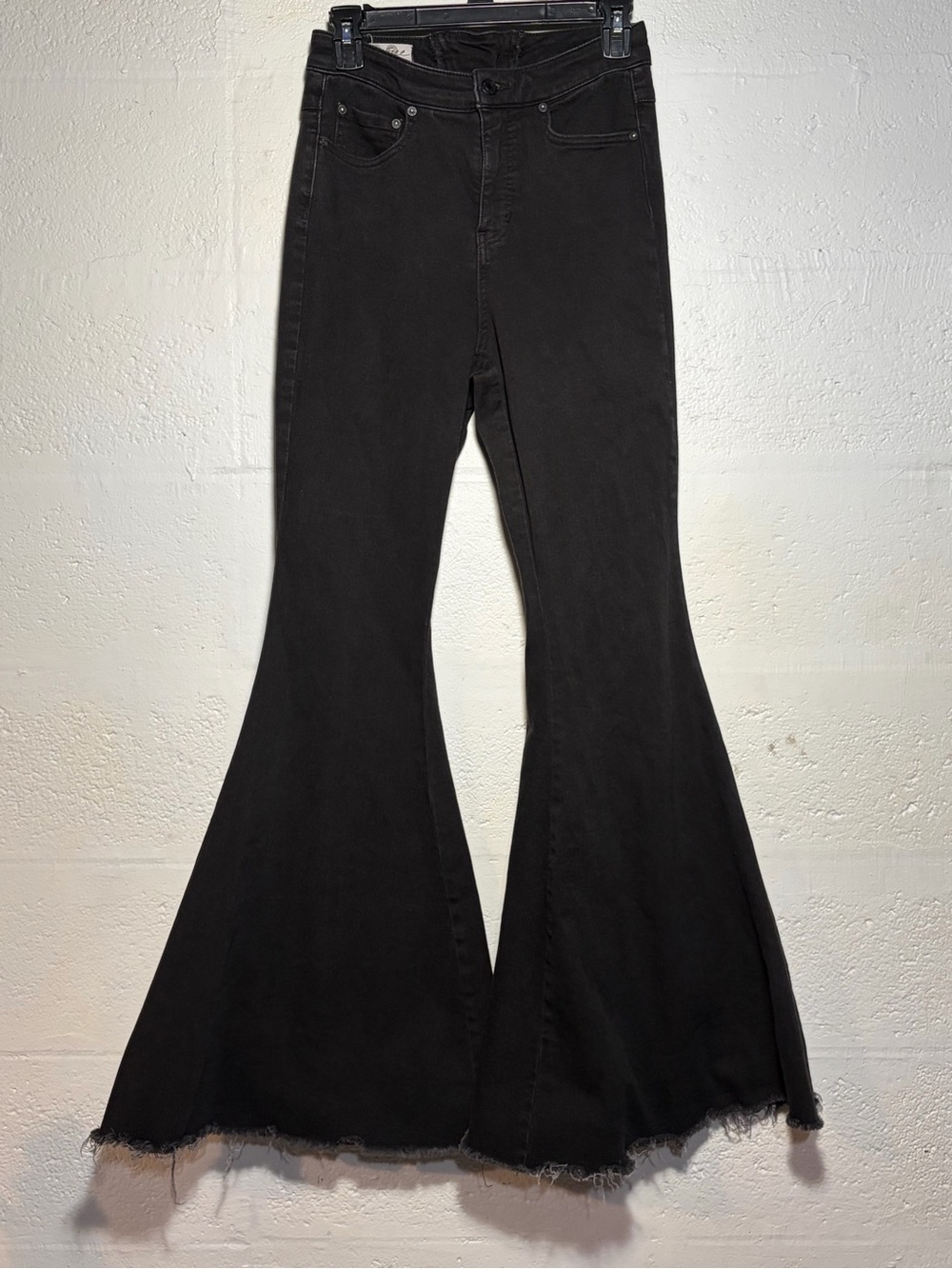 We The Free Black High-Rise Flare Jeans